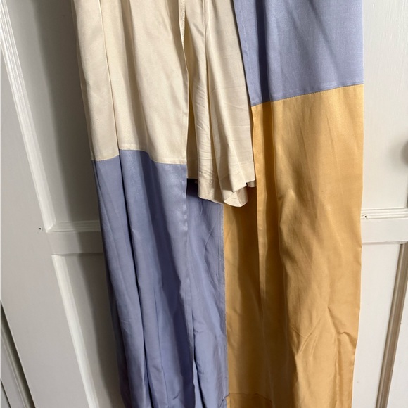 Rebecca Taylor Color-Blocked Twill Dress - Picture 3 of 4